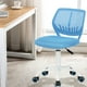 thumbnail image 1 of Silla de oficina giratoria de 360 grados ajustable en altura FurnitureR Azul CARNATION, 1 of 6
