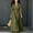 (Fashion 25)Army Green, variant on Aimik Women's Long Sleeve Button Down Maxi Shirt Dress Belted V-Neck Loose Fit Casual Flowy Maxi Dress