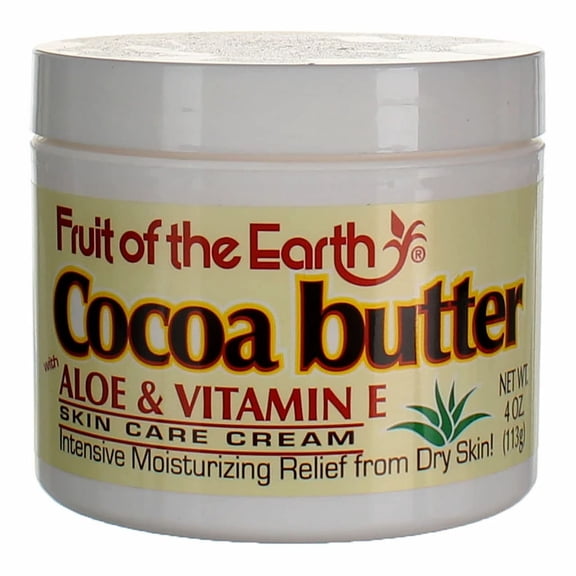 Fruit of the Earth Cocoa Butter Cream Jar, 4 Oz