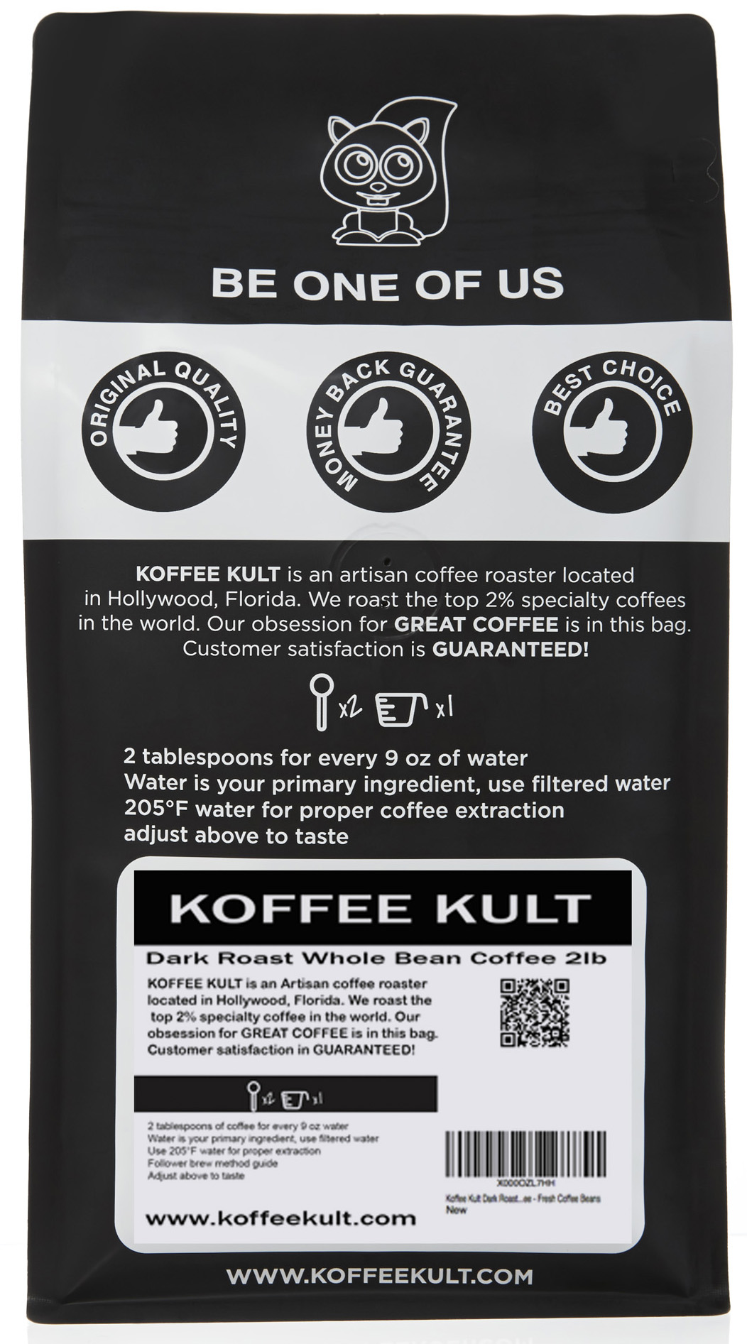 Koffee Kult Whole Bean Coffee, Dark Roast, 32 Ounce - image 4 of 4
