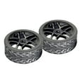 thumbnail image 4 of Pneu de Voiture, 4 Pcs Pneus en Caoutchouc Résistants pour HSP 1/ Blanc, 4 of 5