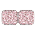 thumbnail image 3 of Uemuo Kawaii Pig Printed 2 PCS Car Windshield Sun Shade, Auto Sun Heat and UV Rays Blocker, Foldable Automotive Front Window Sunshade Protector, 3 of 7