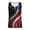 Multicolor#08, variant on Purcolt American Flag Ribbed Tank Tops for Women 4th of July Patriotic Shirts Sleeveless V Neck Slim Basic Tees Top