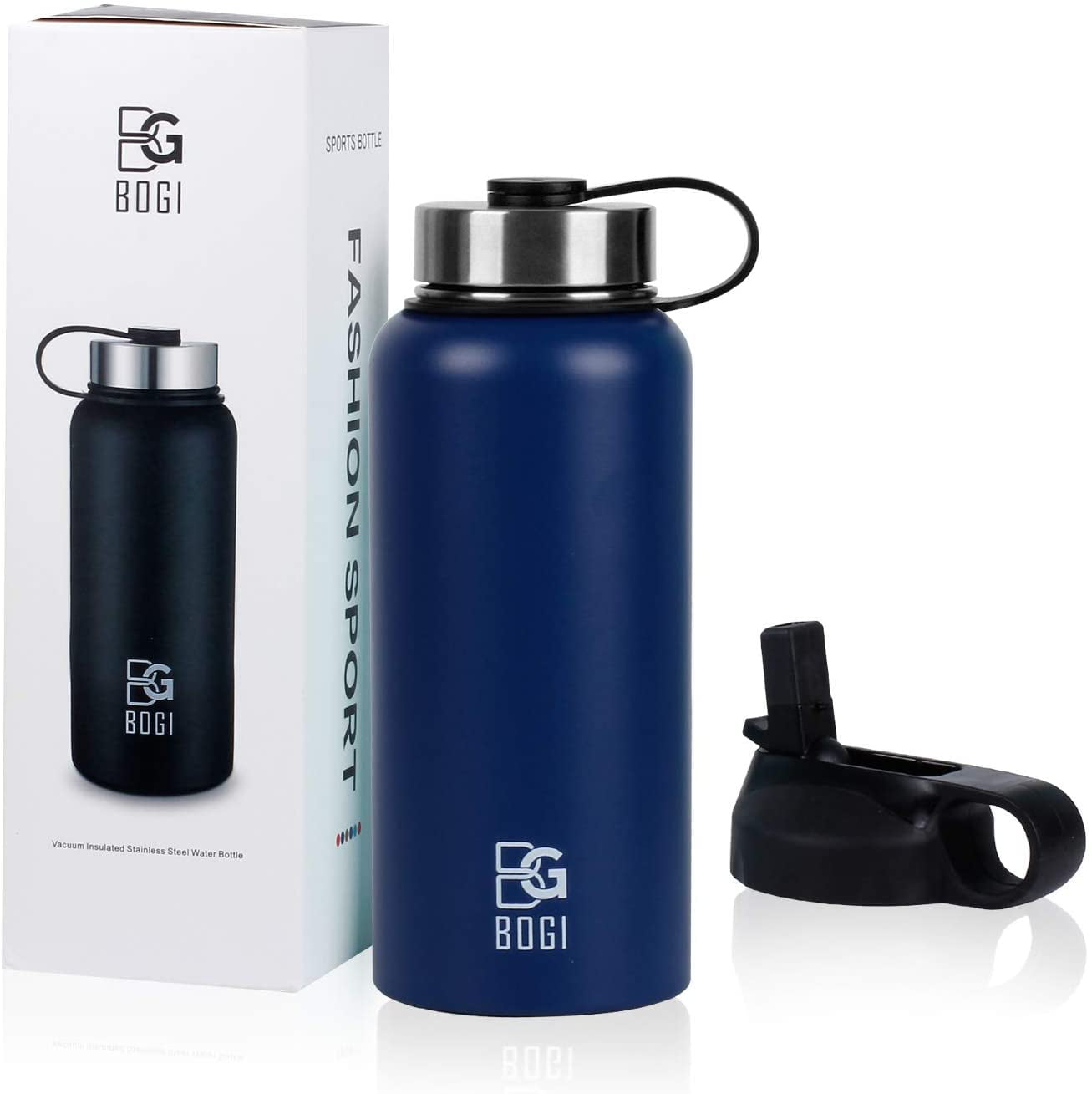 Double-Walled Stainless Steel Travel Mug Picnics BPA Free Driving Gym LuKe Vacuum Insulated Water Bottle Perfect for Camping Keeps Drinks Cold or Hot for 10+ Hours 