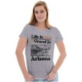 thumbnail image 3 of Arizona AZ Vintage Grand Canyon State Womens Fitted Plus Size Graphic Tee Brisco Brands 2X, 3 of 5