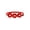 Red, variant on Dog Bowtie Flower Collar, Adjustable Bow Ties for Dogs Flower with Diamond Grooming Accessories for Puppies Kitten Pink