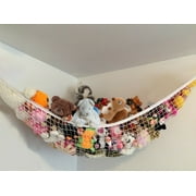 Ruiya White Toy Storage Net Stuffed Animals Kids Hanging Organizer Toys More- Perfect Kids Gift for Organization
