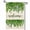 A, variant on XaaKee Garden Flags For Outside, Fresh Morning Leaves Watercolor Plant Art Yard Flags, Double-sided High-Quality White Linen Small Garden Flags Yard Decor, 12x18Inch[cite: 1]