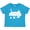 Turquoise, variant on Inktastic Camper In A Star Filled Night Boys or Girls Toddler T-Shirt