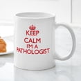 thumbnail image 3 of CafePress - Keep Calm I'm A Pathologist Mugs - 11 oz Ceramic Mug - Novelty Coffee Tea Cup, 3 of 4
