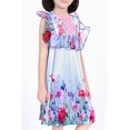thumbnail image 1 of PRINCESS GIRL'S WOVEN TOP BLUE, 1 of 5