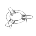 thumbnail image 2 of 304 Thickened Stainless Steel Telescopic Steam Rack Household Triangular Pot Rack Drainage Rack Vegetable Steaming Folding Rack Water Storage Rack, 2 of 9