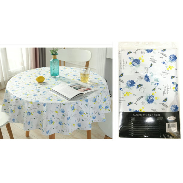 round vinyl tablecloth with zipper