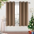 thumbnail image 1 of Cortinas Blackout con Aislamiento Térmico para Estar/Recámara Ventana, 2 Paneles Cortinas de Sala de Estar, Suave Poliéster Tela Impermeable, Reducción Ruido (Caqui), 1 of 4