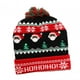 thumbnail image 3 of Gorro de Navidad Yinane con luces LED para Mujer y hombre Color negro, 3 of 8