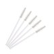 thumbnail image 1 of Zhuge 100 piezas de cepillos desechables para rímel de pestañas, para extensiones de pestañas, cejas y maquillaje (varilla blanca, cabeza blanca), 1 of 2