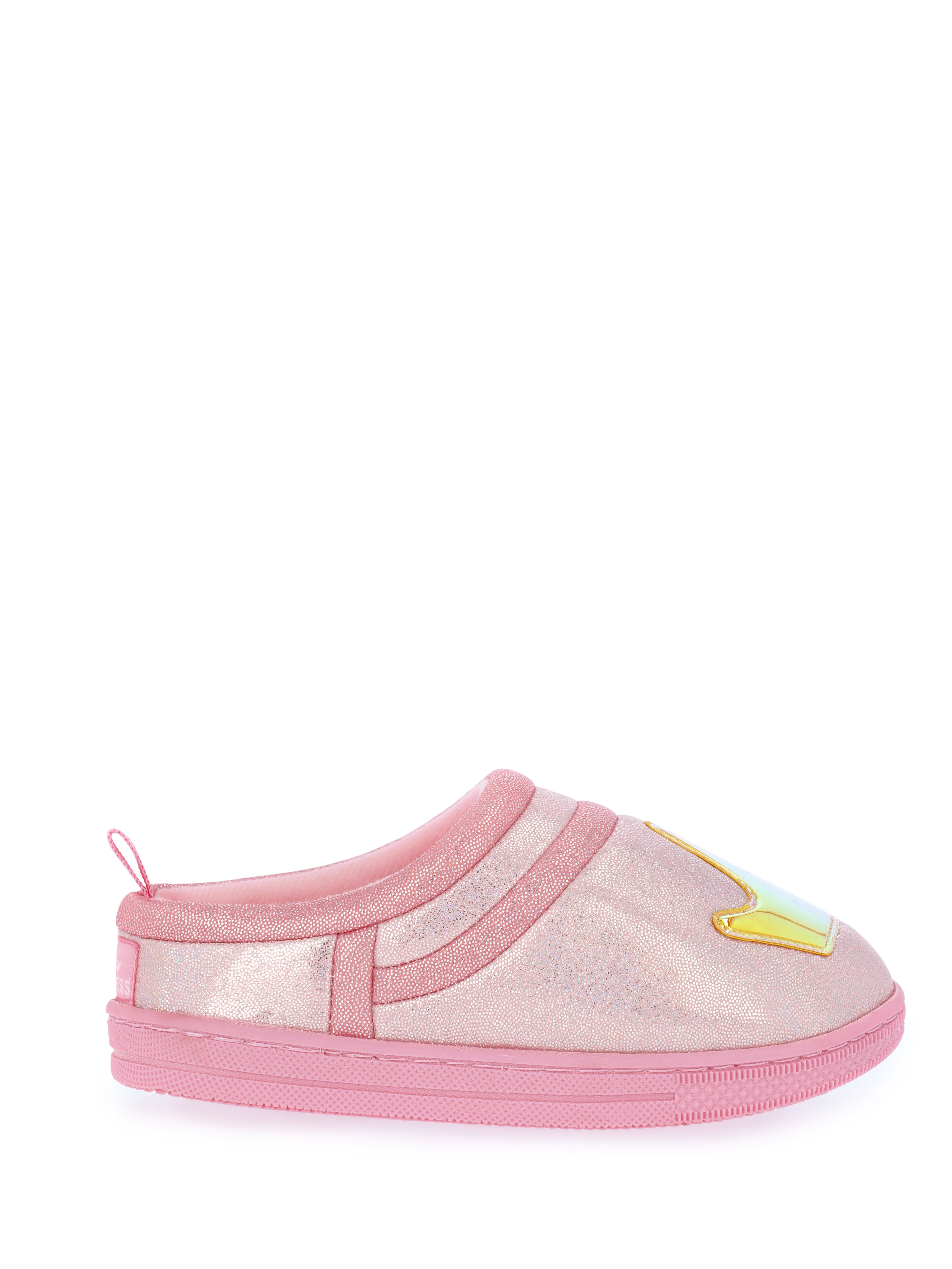 Disney Princess Toddler Girls' Shimmering Crown Slippers