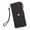 Black, variant on Women Wristlet Wallet Large Bifold Credit Card Holder Money Organizer, Brown
