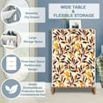 thumbnail image 4 of Shoe Storage Cabinet with 3 Flip Drawers for Entryway Seamless floral pattern abstract ditsy print decorative art plants Shoe Rack Storage Organizer, 4 of 8