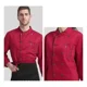 thumbnail image 2 of Filipina Chef Transpirable Suaveusable Manga Largas Uniforme, 2 of 8
