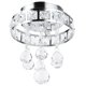 thumbnail image 1 of Lámpara de techo de cristal simple G4 ANGGREK GH16674, 1 of 8