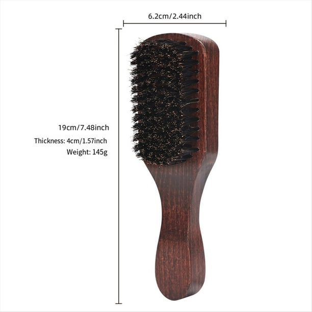 1 Uds. Brocha de Afeitar de Madera con Embudo para el Pelo, Brocha para Barba para , Color Negro
