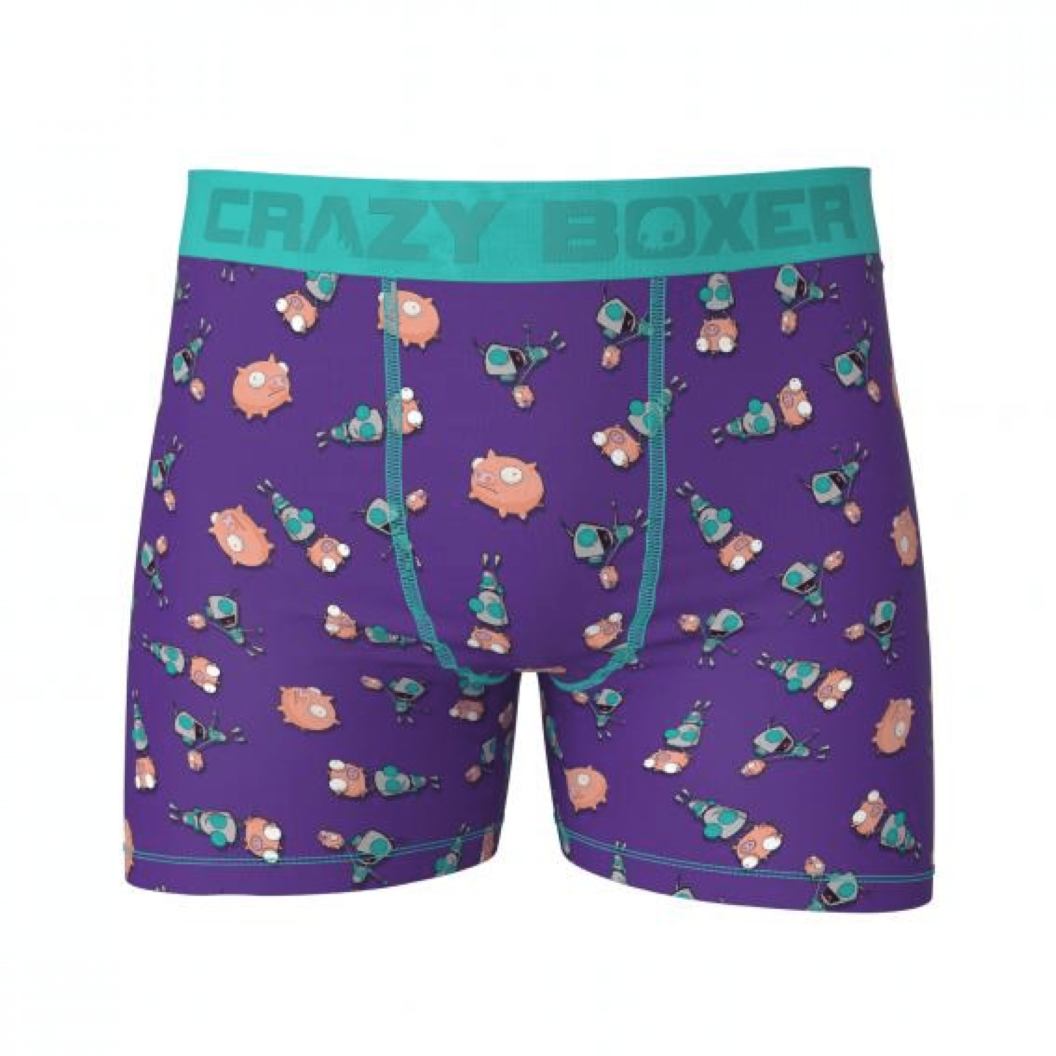 Invader Zim Gir and Piggy Men s Boxer Briefs Shorts XLarge 40 42