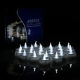 thumbnail image 2 of AGPtek 60 PCS LEDs Tea Light Battery Operated No filcker Flameless Votive Candles Steady LED Tealights For Xmas Wedding Party Decor, Cool White, 2 of 6