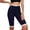 Blue, variant on Stamzod Leggings for Women Tummy Control Lace Patchwork Slim Fit Yoga Pants Women Knee Length High Waisted Leggings Blue XL