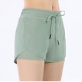 thumbnail image 5 of Ltctricy Athletic Shorts for Women Elastic Waist Drawstring Quick Dry 2 in 1 Running Shorts Gym Workout Shorts with Inner Pockets, 5 of 6