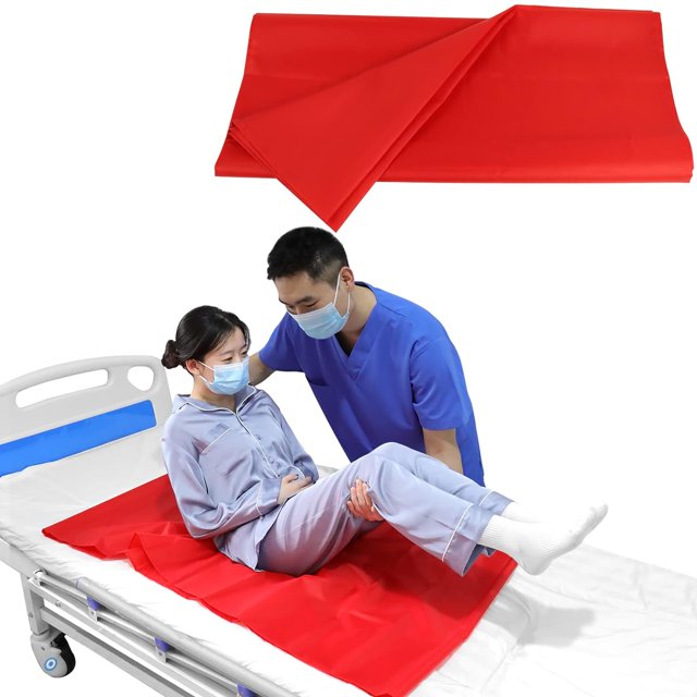 Hoja deslizante tubular para transferencia de pacientes, hojas deslizantes para ayudar a mover a personas mayores - para sillas de ruedas y camas - Hospitales y atención domiciliaria 28 "x 47"