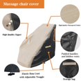 thumbnail image 3 of Massage chair cover, 600D full body shiatsu massage chair protector, 59 X 39 X 55 inchesArmchair Slipcovers,, ,with drawstring waterproof and dustproof Recliner Wing Chair Slipcovers,Sofa Cover C104, 3 of 3