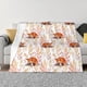 thumbnail image 1 of Balery Cute Sleepy Fox Manta de Franela con Dibujo, Lujo Ultra Suave y Cálido, Antipelusa y Resistente a las Arrugas para Cama, Sofá, Camping -40"x30", 1 of 6