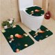 thumbnail image 1 of ABPHQTO Medusa Juego de alfombras de baño de 3 piezas Alfombra de baño Alfombra de contorno y tapa de inodoro, 1 of 2