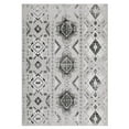 thumbnail image 6 of Yesfashion Carpets Area Rugs Washable Modern Geometric Rug Contemporary Boxes Print Area Rug Low Pile Anti-Slip Carpet Ash 9*12ft, 6 of 7
