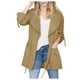 thumbnail image 1 of Puntoco moda mujer manga larga bolsillo cordón con capucha abrigo chaqueta rompevientos top Puntoco Puntoco-182, 1 of 7