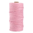 thumbnail image 1 of Cuerda de algodón de 4 mm x 109 yardas, cuerda trenzada de un solo hilo de colores para manualidades de bricolaje, colgantes de pared o colgadores de plantas, 1 of 5