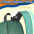 thumbnail image 5 of 17 Inch Lightweight Backpack,PVC Waterproof Oxford Fabric, Ergonomically Designed, with Large Capacity, Denim Cowboy Jean Style, 5 of 5
