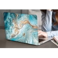 thumbnail image 1 of KSK KAISHEK Hard Case Cover Compatible MacBook Pro 14"( XDR Display, 2021 - 2023) + Black Keyboard Cover Model A2779 A2442, Type C Marble 52, 1 of 5