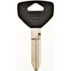 HY-KO Chrysler Rubberhead Automotive Key Blank, Y157, Nickel Plated, 0.038 lb