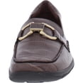 thumbnail image 3 of EASY SPIRIT Womens Brown Removable Insole Moc Toe Breathable Arch Support Slip On Leather Loafers 8.5, 3 of 3