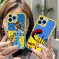 thumbnail image 2 of Funda de teléfono de chica de Ucrania para iPhone 14 13 12 11 Pro Max Mini X Xs XR 6 7 8 Plus SE 2020 funda transparente Fivean unisex, 2 of 2