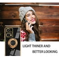 thumbnail image 6 of Compatible with Poco F5 Case for Women Men Cute Xiaomi Poco F5 Phone Case Shockproof Cases with Luxury Plating Gold Edge Kickstand Protective Case Cover (Black), 6 of 14