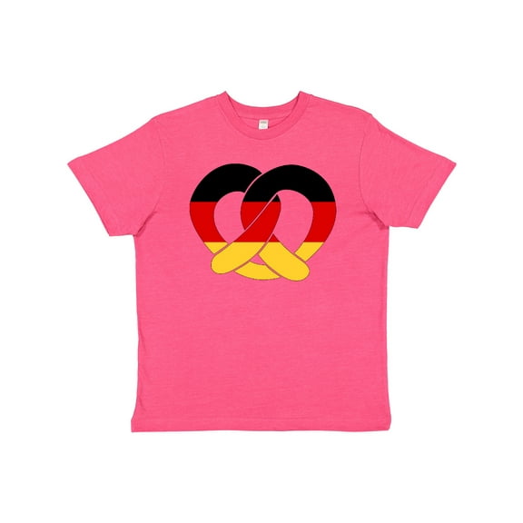 Inktastic German Flag in Pretzel Shape Youth T-Shirt