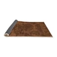 thumbnail image 2 of Ahgly Company Indoor Square Abstract Orange Modern Area Rugs, 8' Square, 2 of 4