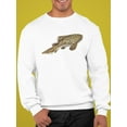 thumbnail image 2 of Zebra Shark Design Sweatshirt Men -Image by Shutterstock, Male Small, 2 of 4