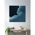 thumbnail image 2 of Blue Cloudy Storm Poster Wall Art, Modern Wall Decor, 16x16 UNFRAMED, 2 of 3