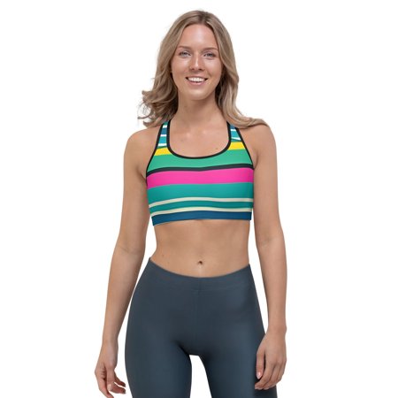 

Women’s Plaid Pattern Soft Colorful Comfortable Sports bra