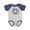 Baseball Heather and Navy, variant on Oh for Peeps Sake Easter Bunny Eggs Boys or Girls Baby Bodysuit