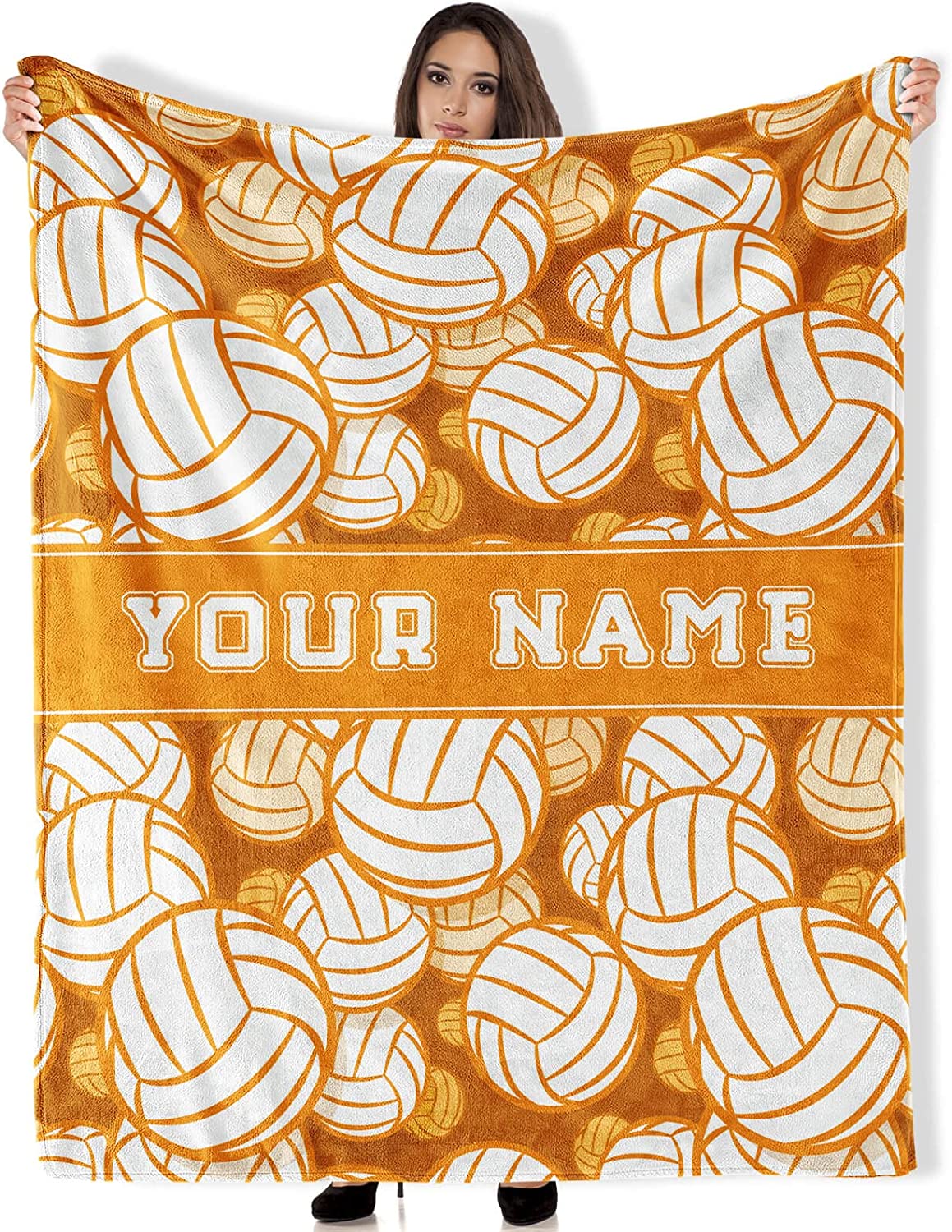 GDAKE Volleyball Blanket Gifts, Throw Blankets 50”x40” Warm Cozy Soft